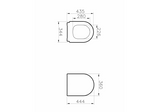 VitrA Zentrum copriwater 127-003-001